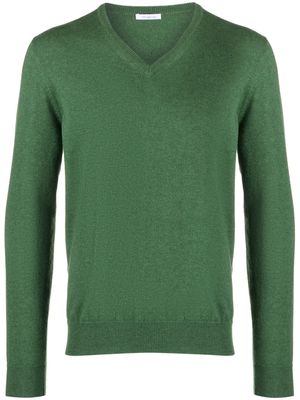 Malo fine-knit cashmere jumper - Green