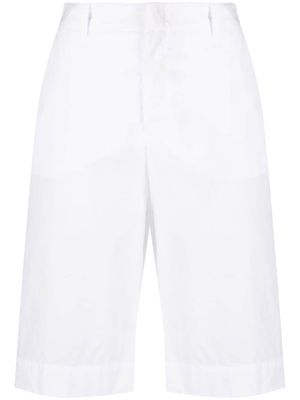 Malo high-waisted stretch-cotton shorts - White