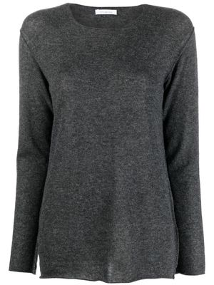Malo knitted crew-neck jumper - Grey