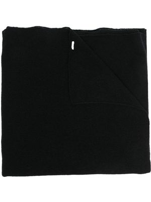 Malo long cashmere scarf - Black