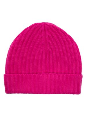 Malo ribbed cashmere beanie - Pink