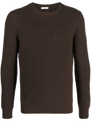 Malo ribbed-knit cashmere jumper - Brown