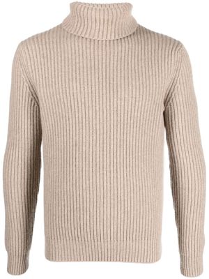 Malo ribbed-knit cashmere jumper - Neutrals