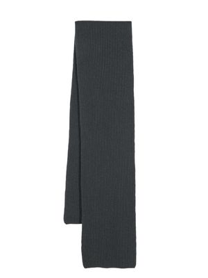Malo ribbed-knit cashmere scarf - Grey