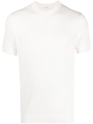 Malo ribbed-knit cotton T-shirt - White