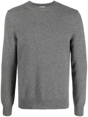 Malo ribbed-knit crew neck jumper - Grey