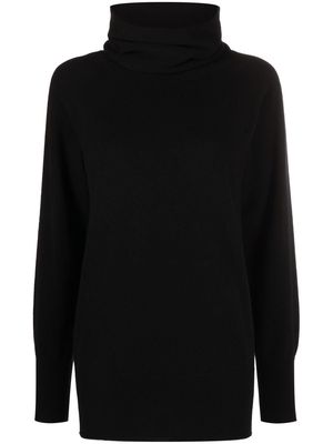 Malo roll-neck cashmere jumper - Black