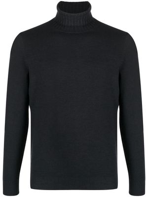 Malo roll-neck knit jumper - Grey