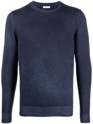 Malo round-neck knit jumper - Blue