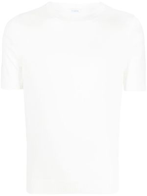Malo short-sleeve cotton jumper - White