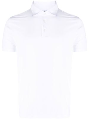 Malo short-sleeved polo shirt - White