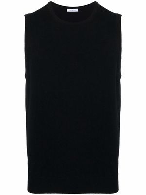 Malo sleeveless cashmere jumper - Black