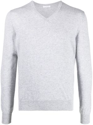 Malo V-neck cashmere jumper - Grey