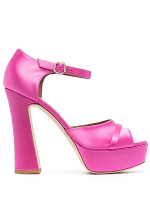Malone Souliers 130mm Yuri calf-leather sandals - Pink