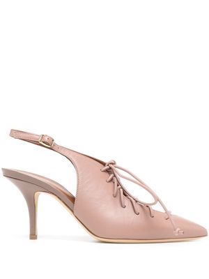 Malone Souliers Alessandra 70mm slingback sandals - Neutrals