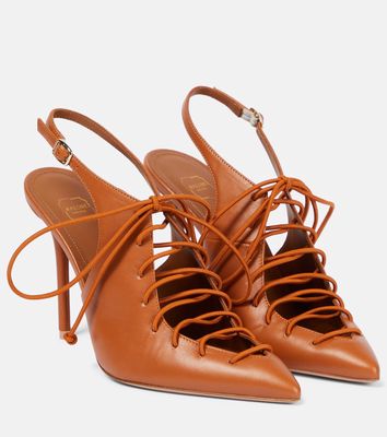 Malone Souliers Alessandra leather slingback pumps