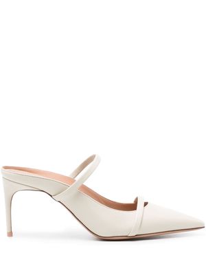 Malone Souliers Aroura 70mm leather mules - Neutrals