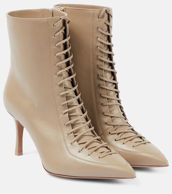 Malone Souliers Blaine 80 leather lace-up ankle boots
