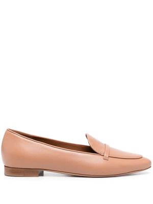 Malone Souliers Bruni flat leather loafers - Neutrals