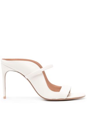 Malone Souliers Carlotta 90mm leather mules - White