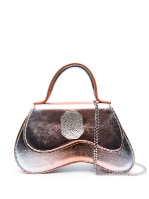 Malone Souliers Divine Sunset metallic-leather tote bag - Pink