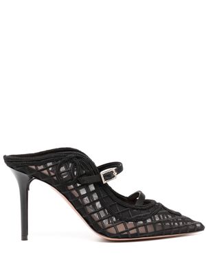 Malone Souliers Gala 90mm mesh mules - Black