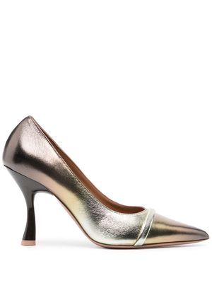 Malone Souliers Jhene 95mm leather pumps - Gold