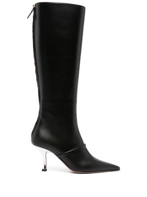 Malone Souliers Markle 70mm leather mid-calf boots - Black