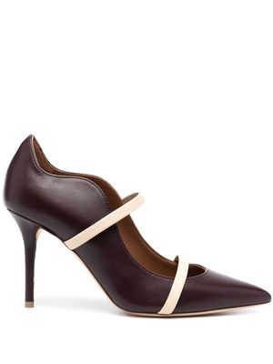 Malone Souliers Maureen 75mm leather pumps - Brown