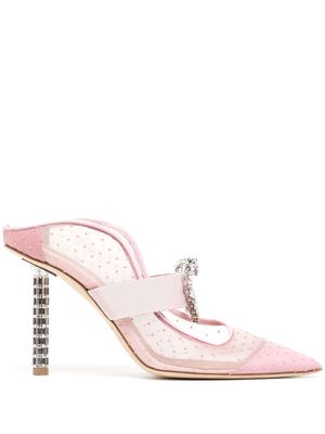 Malone Souliers Maureen in Paris 90mm mules - Pink