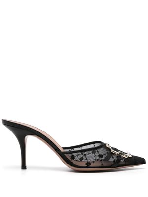 Malone Souliers Missy 70mm mesh mules - Black