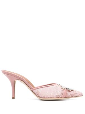 Malone Souliers Missy pointed 85mm mules - Pink