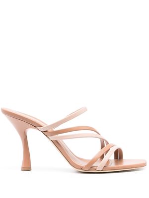 Malone Souliers Tami 90 two-tone 90mm mules - Neutrals