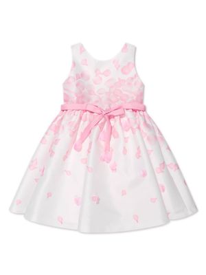 MAMA LUMA KIDS 3D rose-petals dress - White