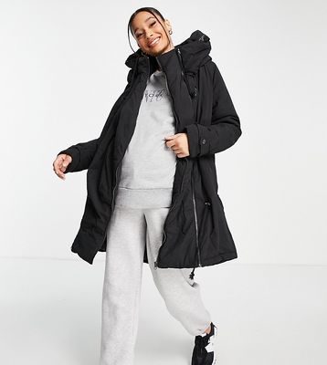 Mamalicious Maternity 3 in 1 longline coat in black