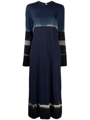 Mame Kurogouchi long-sleeve dress - Blue