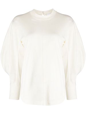 Mame Kurogouchi long-sleeve top - White