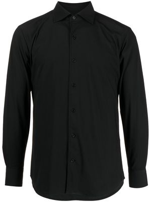 Man On The Boon. button-front long-sleeved shirt - Black