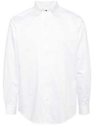 Man On The Boon. classic-collar shirt - White