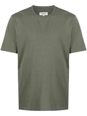 Man On The Boon. crew-neck cotton T-shirt - Green
