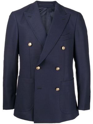 Man On The Boon. double-breasted blazer - Blue