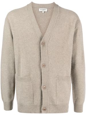 Man On The Boon. fine-knit V-neck cardigan - Brown