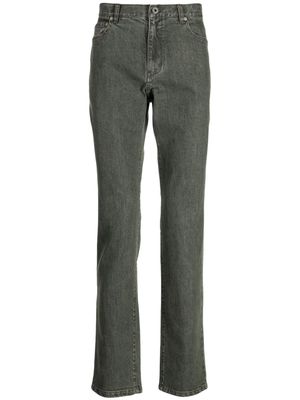 Man On The Boon. Hairy mid-rise straight-leg jeans - Grey