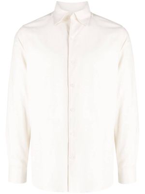 Man On The Boon. long-sleeve buttoned shirt - White