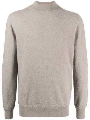 Man On The Boon. mock-neck cashmere jumper - Brown