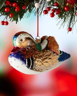 Mandarin Duck Christmas Ornament