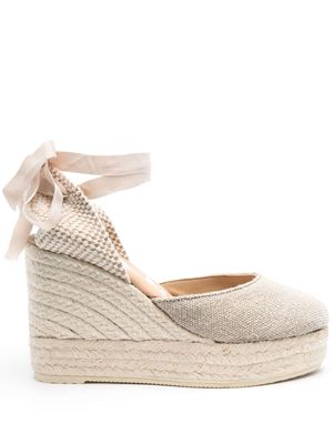 Manebi 100mm La Havana hemp espadrilles - Neutrals