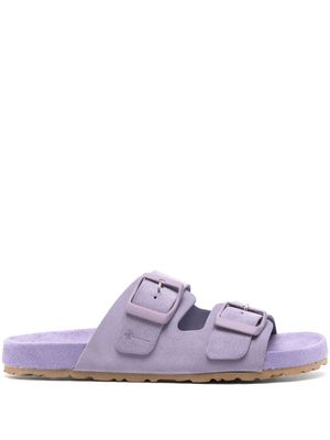 Manebi almond suede slides - Purple