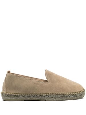 Manebi flat suede espadrilles - Green