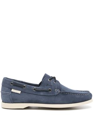 Manebi Hamptons suede boa shoes - Blue